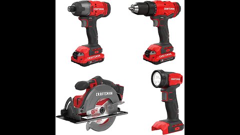 CRAFTSMAN V20 MAX Power Tool Combo Kit