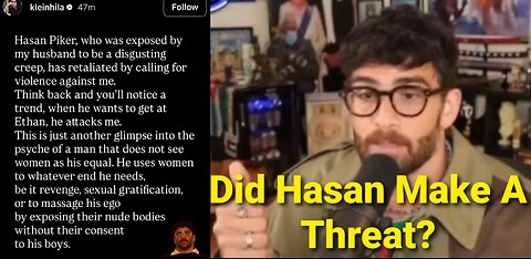 Did Hasan Piker Call For VIOLENCE Against Ethan & Hila Klein