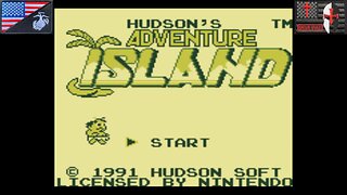 Adventure Island (Nintendo Game Boy - Attract Mode) [NA Version of "高橋名人の冒険島II"]