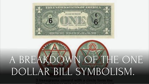 Here is a breakdown of the One dollar bill symbolism.