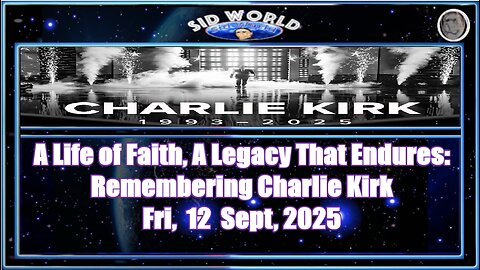 A Life of Faith, A Legacy That Endures Remembering Charlie Kirk