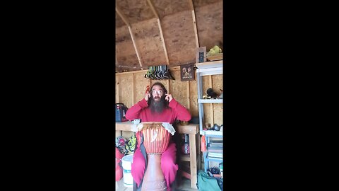 Tribal drum for a song I am working on. #CRA #HOVR #Tribaldrums