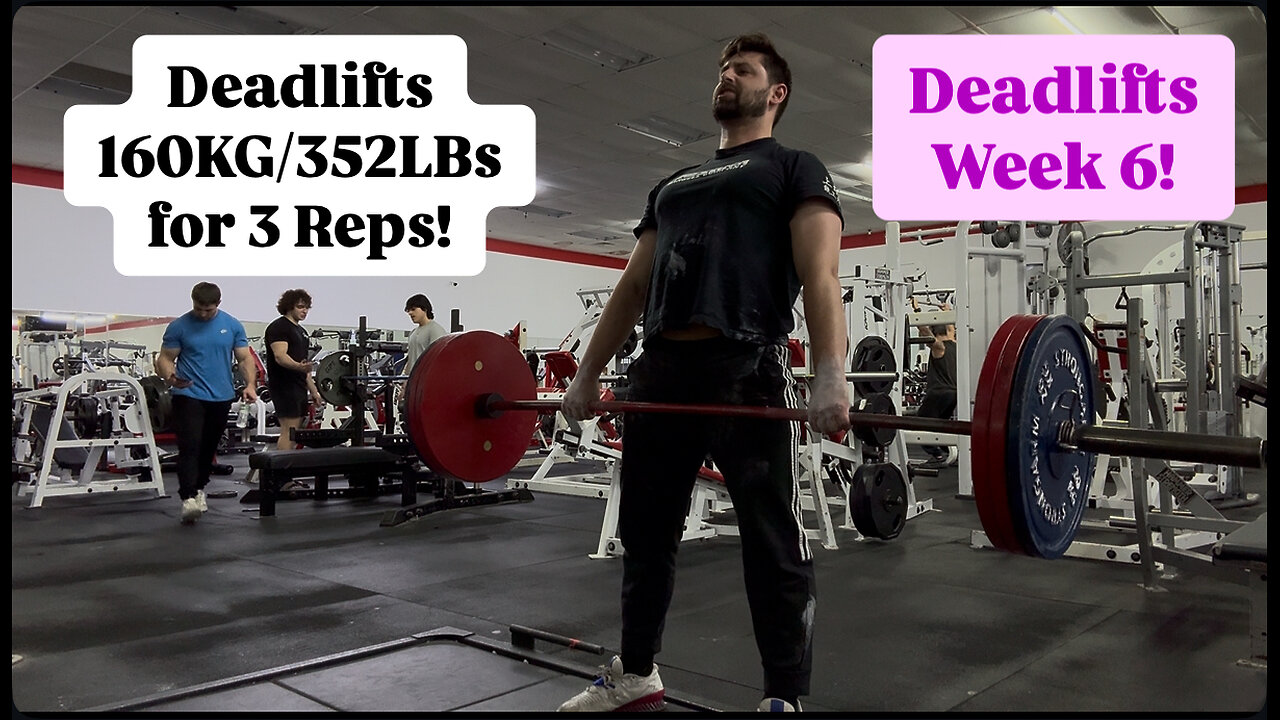 Deadlift Triple 160KG/352LBs