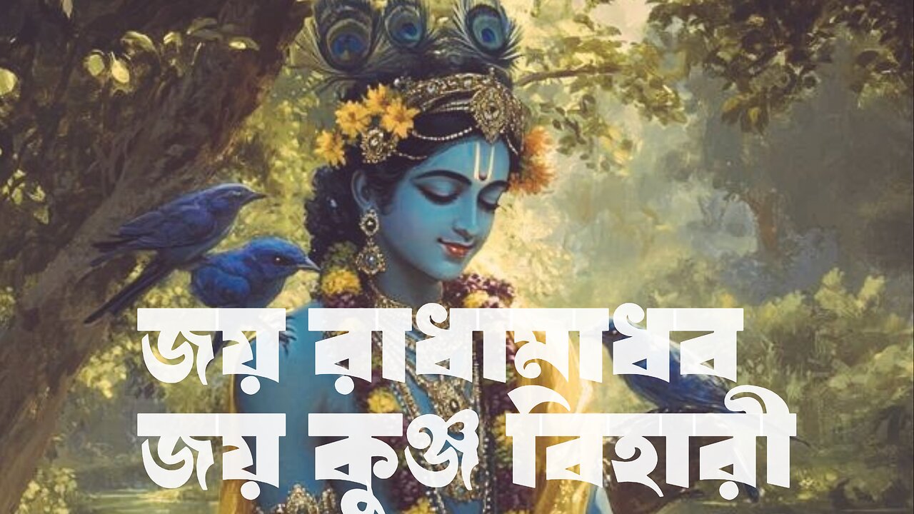 জয় রাধামাধব, জয় কুঞ্জ বিহারী