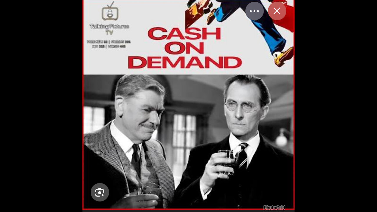 CS #302. Cash on Demand (1961) Peter Cushing, André Morell