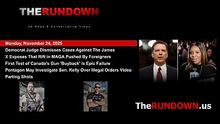 #1013 - Democrat Judge Has Dismissed Cases Against James Comey & Letitia James