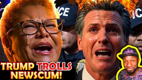 🚨Gavin Newsom & Karen Bass FURIOUS Over Trump TROLLING Woke Press Conference With 'ICE RAIDS'!