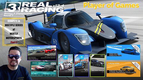 Player of Games: Real Racing 3 Update 13.4 : COMPETE in MULTIPLE SERIES of MOSTLY MOTORSPORTS Part 1