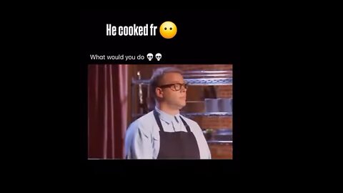 What did he cook his dish with