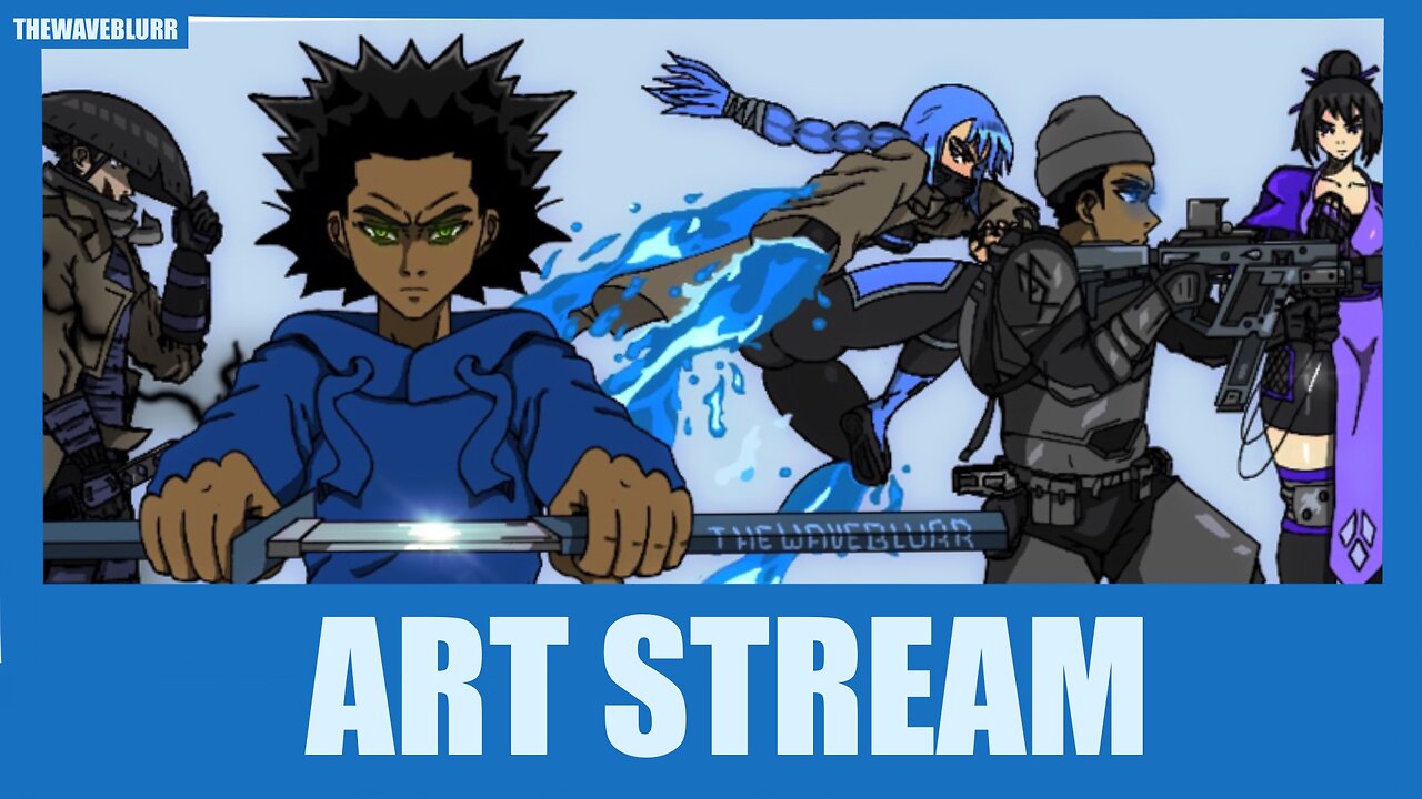 TheWaveBlurr's Anime Drawing Stream 1/12/25