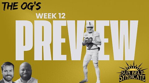 The OG's - Week 12 Preview