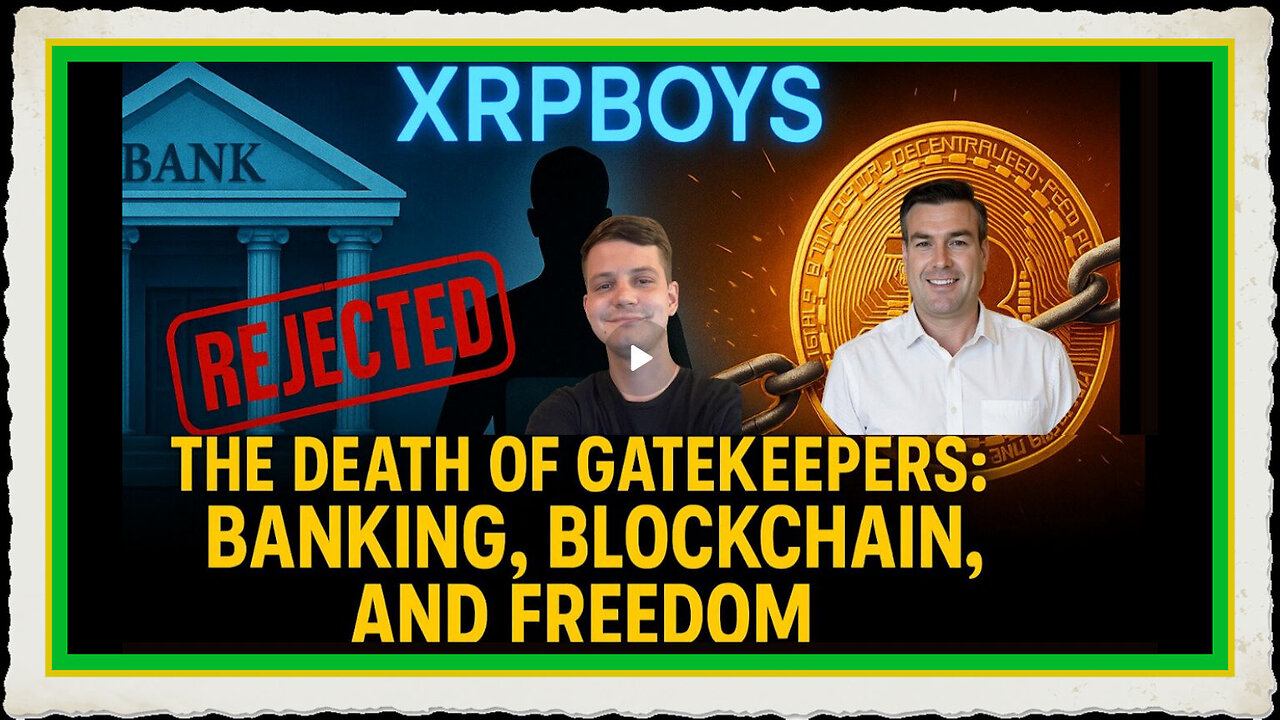THE DEATH OF GATEKEEPERS BANKING, BLOCKCHAIN, FREEDOM WITH TOSHI PAUL BROOKER