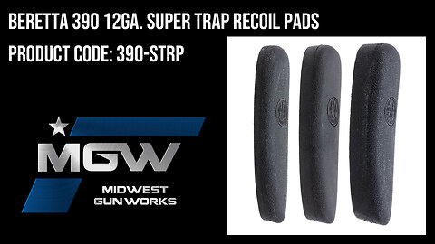 Beretta 390 12ga. Super Trap Recoil Pads - 390-STRP