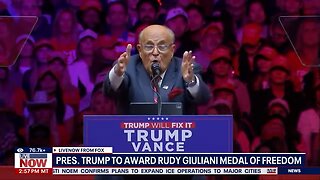 BREAKING: Trump awards Rudy Giuliani Presidential Medal of Freedom