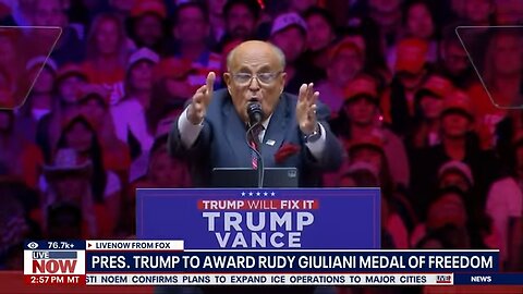 BREAKING: Trump awards Rudy Giuliani Presidential Medal of Freedom