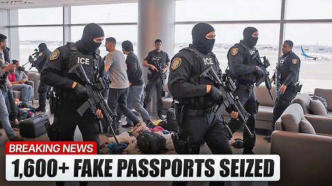 🚨 ICE Units LOCK DOWN Atlanta Airport Lounge — 1,600 Fake Passports Seized on the Spot!