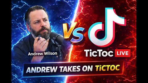 AVD Live! Andrew Wilson Takes On Gauntlet Of Leftists On TicToc Live.