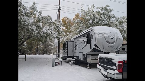 An EARLY snowstorm in Anaconda Montana - inspiring views