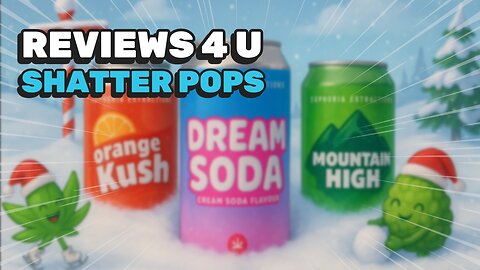 SHATTER POPS 🥤(INFUSED SODA REVIEW) | MEDIBLE MUNCHIES