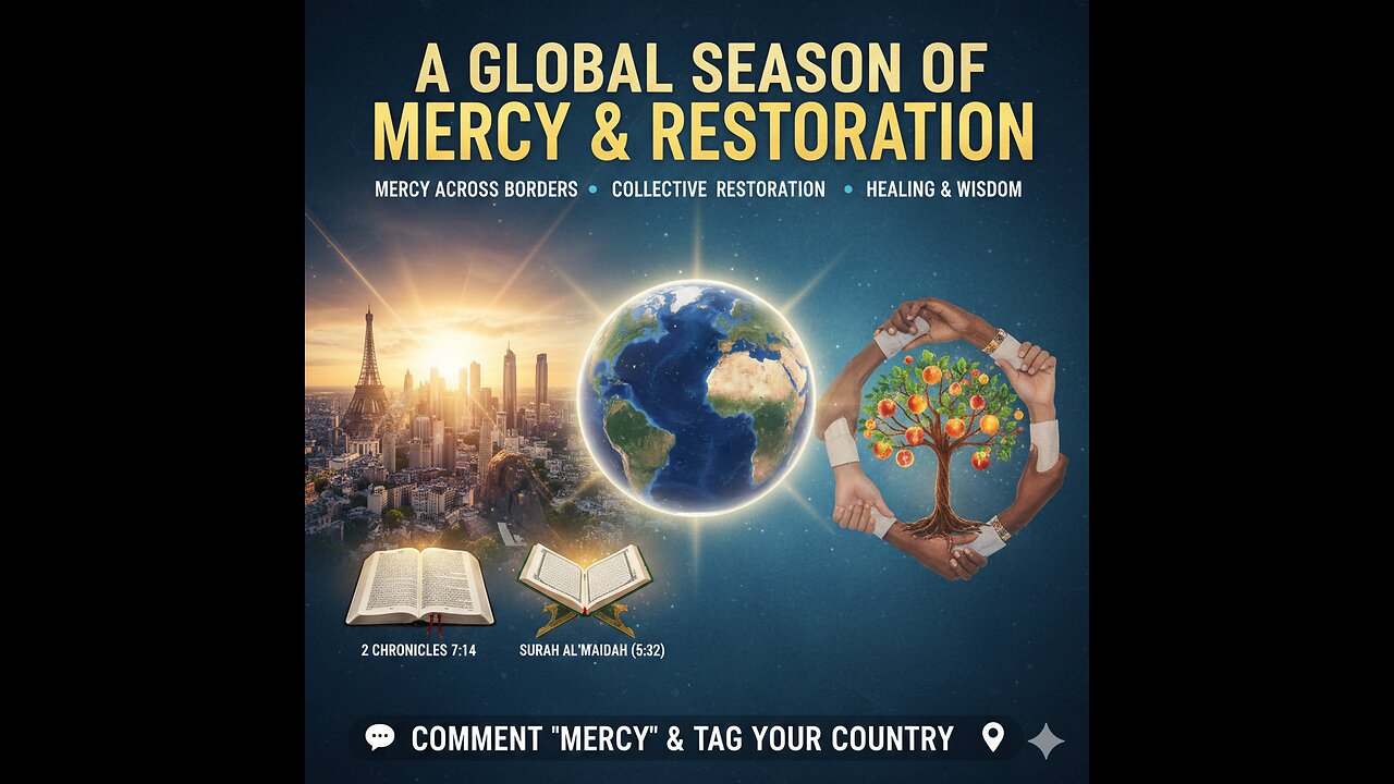 “A GLOBAL SEASON OF MERCY & RESTORATION”