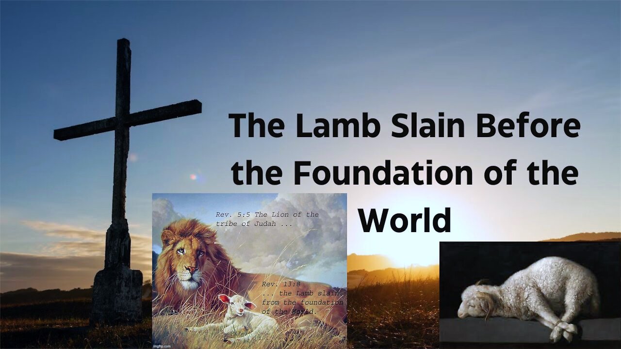 Looking Unto The Lamb Who Was Slain For Our Sins