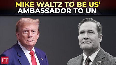 Trump designates Mike Waltz as next US Ambassador to UN, Rubio to be temporary NSA