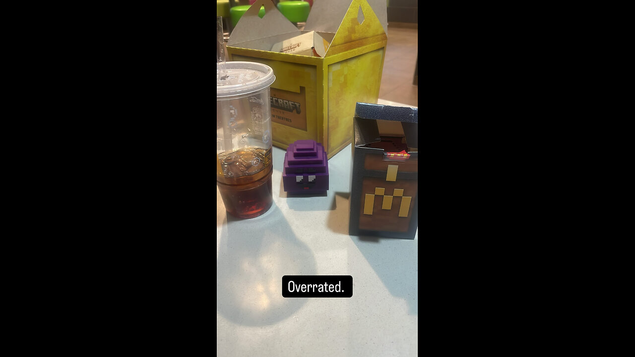 I Ate The McDonald's Minecraft Meal. (Mid)