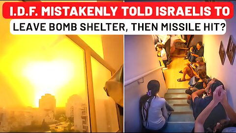 IDF Mistakenly Told Israelis To Leave Bomb Shelter, And Then Iran's Missile Hit Shocker Amid Deaths