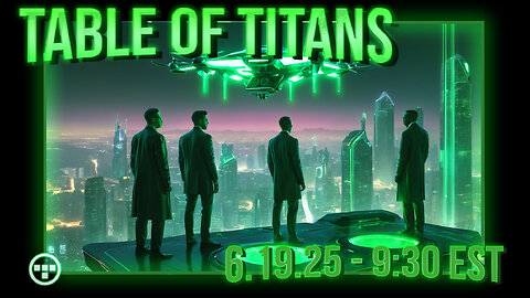 🔴LIVE - 9:30 EST - 6.19.25 - Table of Titans🔴