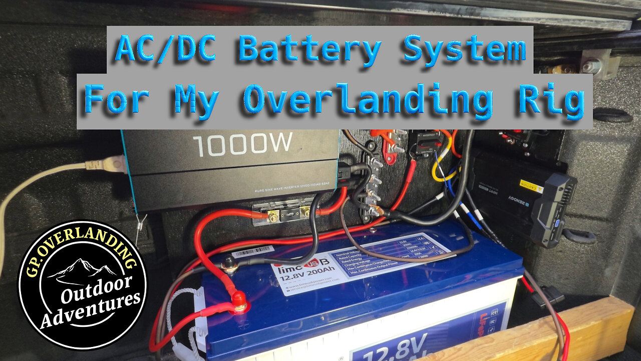 Battery system for my Sierra AT4 Overlander