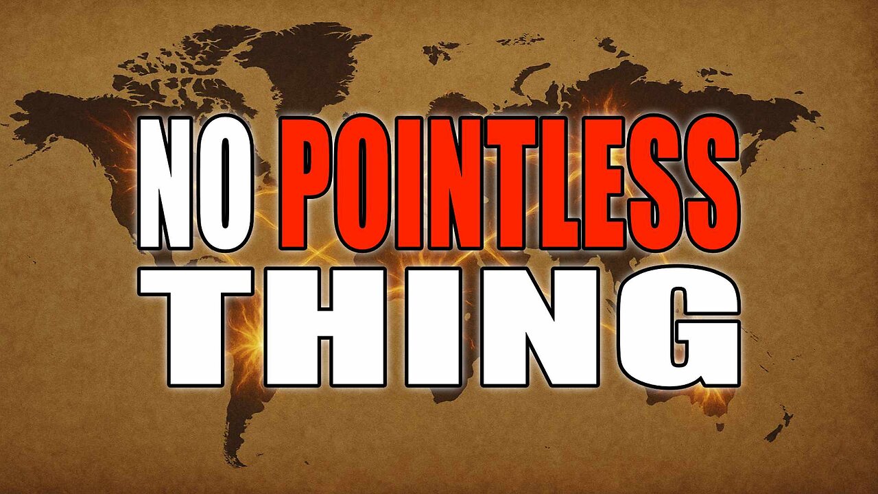 No Pointless Thing | Sermon | Church On Rumble Premium Creator