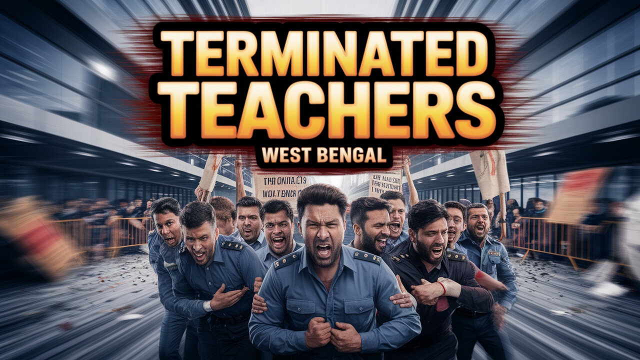 Protest and Uncertainty: The Struggle of Terminated Teachers in West Bengal in India.