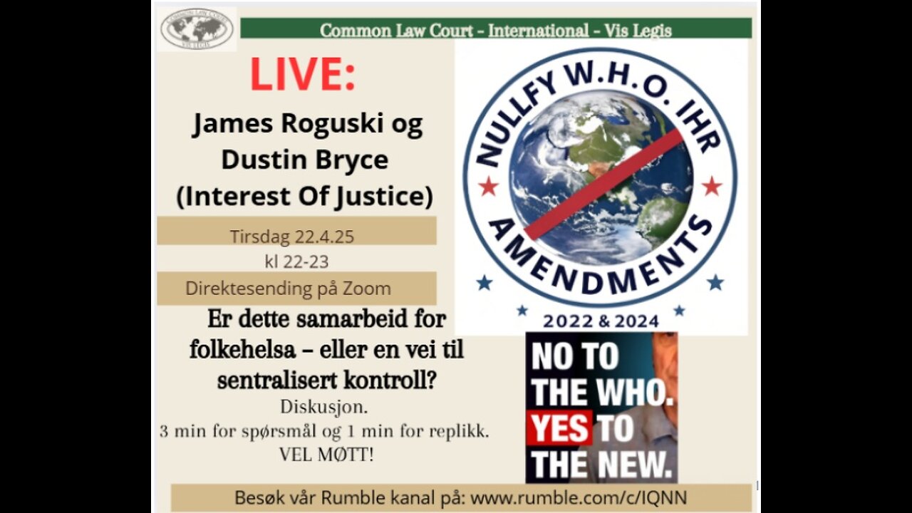 22.4.25 Dustin Bryce (Interest Of Justice) og James Roguski
