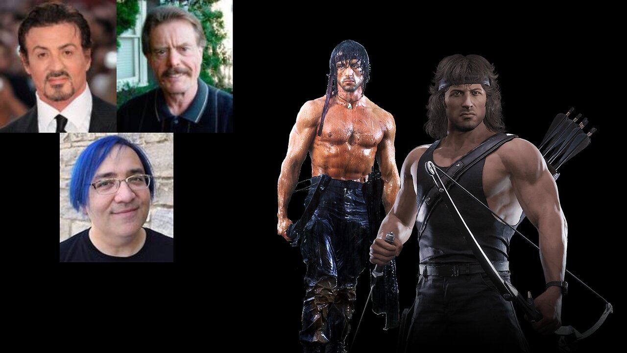 Animated Voice Comparison- John Rambo (Rambo)