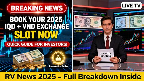 🚨 BOOK Your 2026 IQD + VND Exchange Slot NOW — Quick Guide for Investors! 🔊💰 💥 Iraqi Dinar News 2026