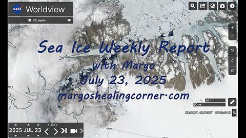 Sea Ice Weekly Report with Margo (July 23, 2025)