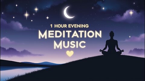 1 Hour Evening Meditation Music 🌌 Relaxing Music for Deep Calm, Sleep & Inner Peace