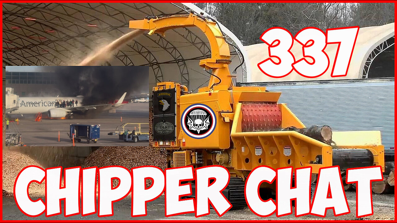 🔴American Airlines Plane Catches Fire On The Runway...DEI Strikes Again? | Chipper Chat 337