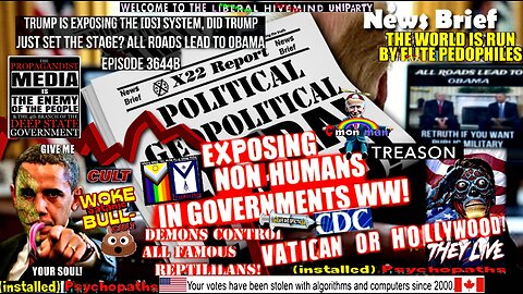 Ep. 3644b - Trump is Exposing The [DS] System, Did Trump Just Set The Stage? All Roads Lead To Obama