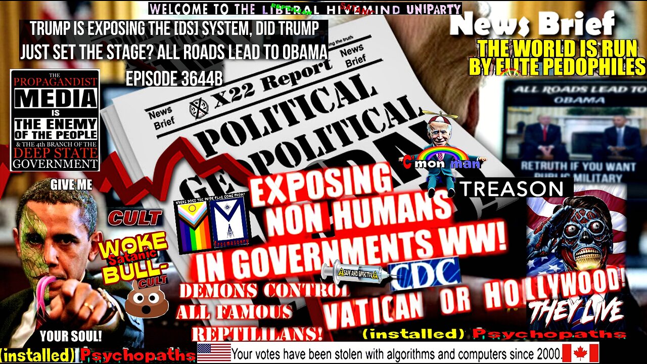 Ep. 3644b - Trump is Exposing The [DS] System, Did Trump Just Set The Stage? All Roads Lead To Obama