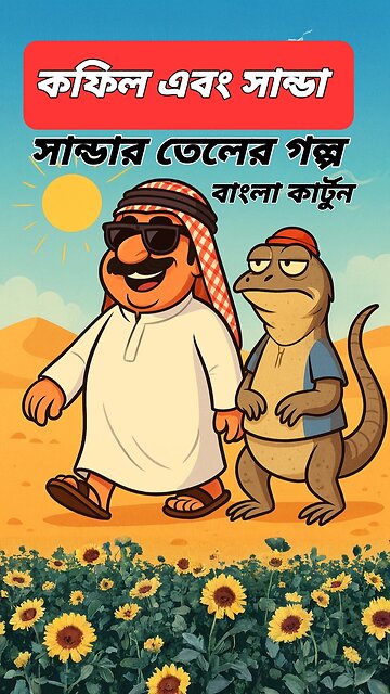 কফিলের সান্ডা ও তেল | Funny Arabian Kofil and sanda story Cartoon