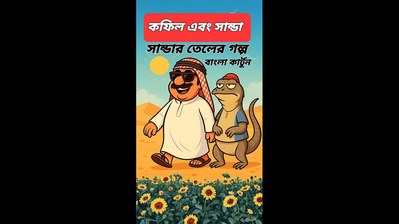 কফিলের সান্ডা ও তেল | Funny Arabian Kofil and sanda story Cartoon