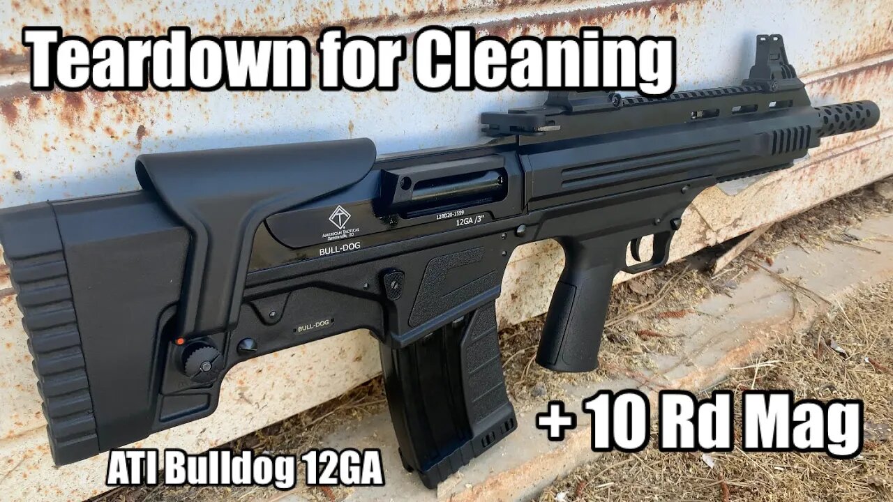 Teardown and Clean + New 10 Rd Magazine - ATI Bulldog 12GA Shotgun
