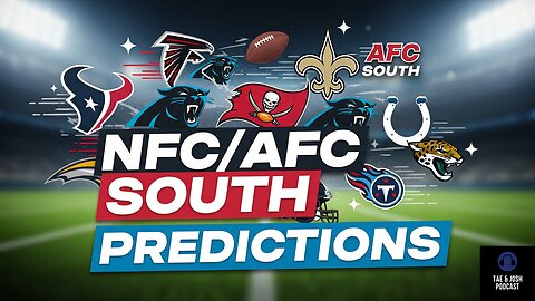 🏈 2025 NFL AFC South Division Predictions | Who Runs the South This Year?