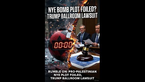 Rumble On: Pro-Palestinian NYE Bomb Plot Foiled, Trump Ballroom Lawsuit - Ep. 308, 12/18/25