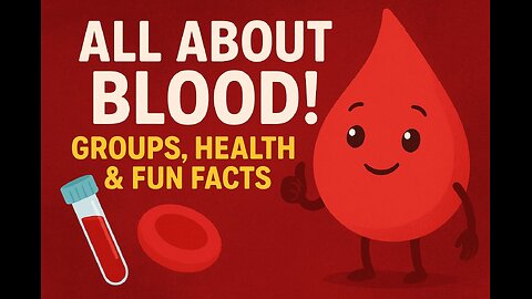❤️ All About Blood! Groups, Health & Fun Facts