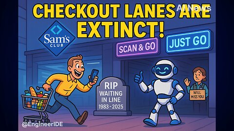 No More Cashiers? Sam’s Club Goes Fully AI