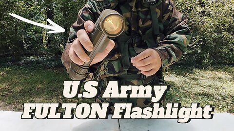 US Army FULTON flashlight