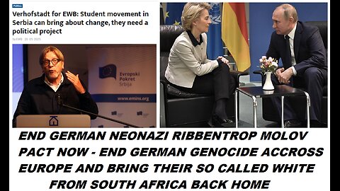 THERE WILL BE NO SERBIAN TERRORIST STATE INSIDE OF EUROPEAN UNION