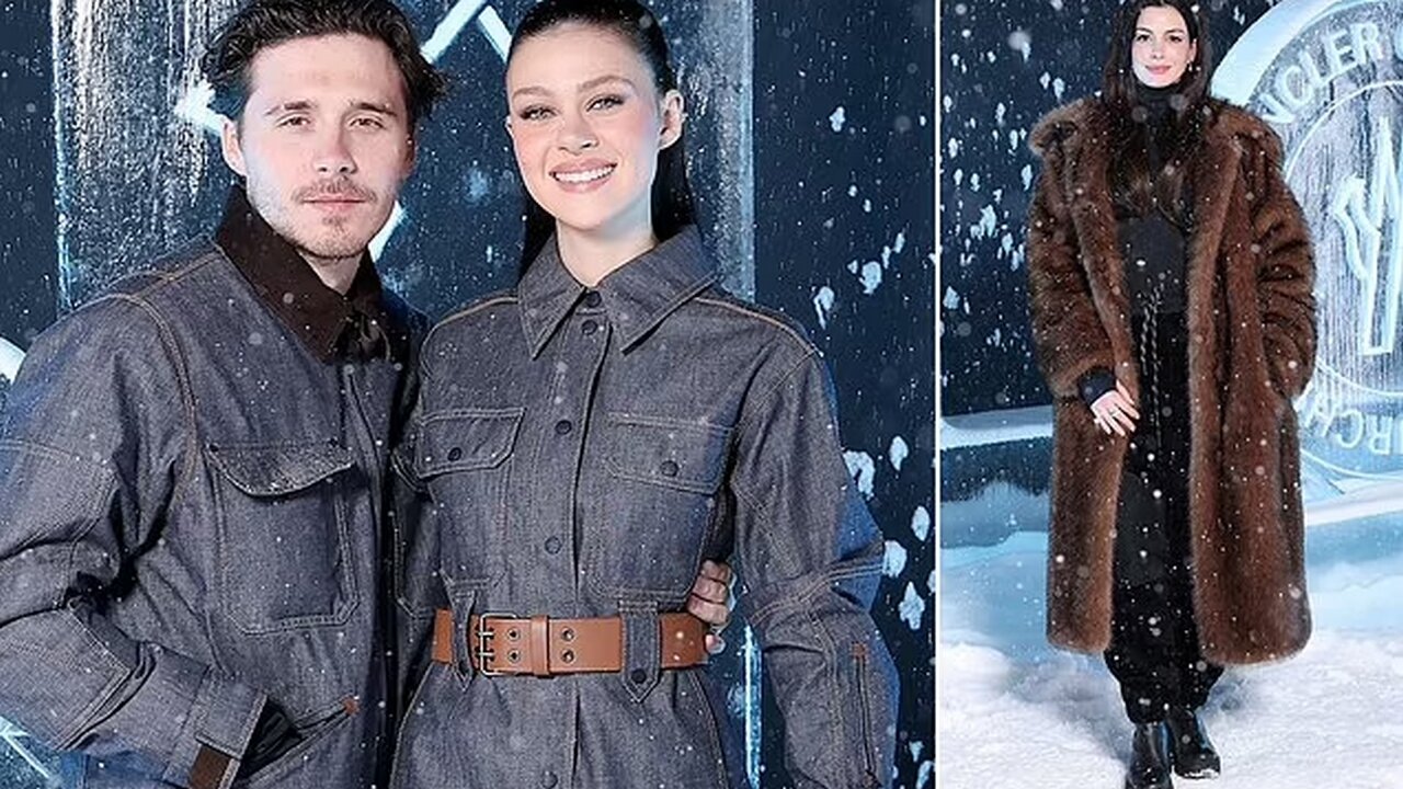 Brooklyn & Nicola Peltz Lead at Moncler Show in France